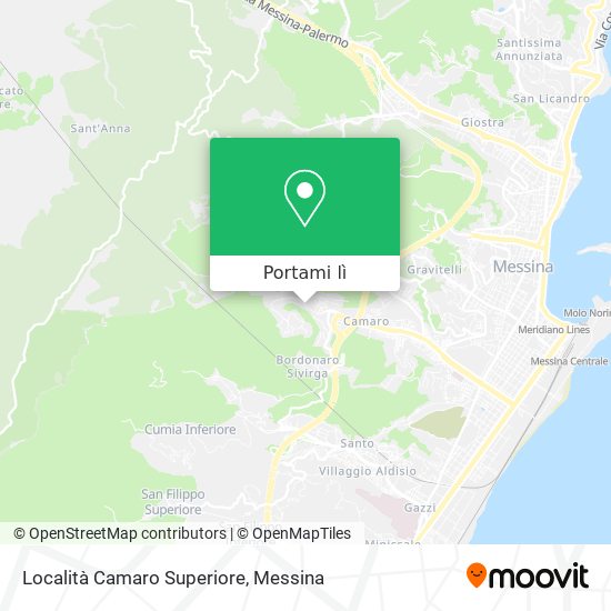 Mappa Località Camaro Superiore
