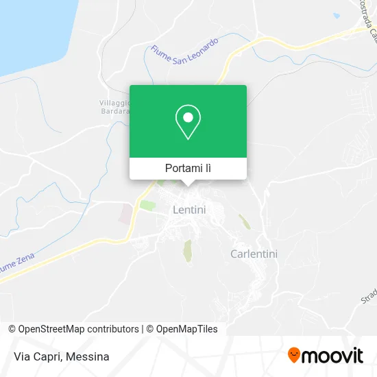 Mappa Via Capri