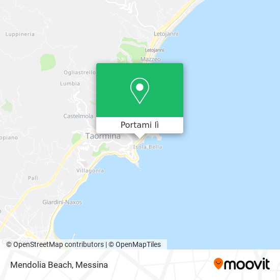 Mappa Mendolia Beach