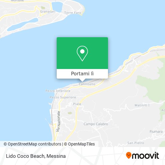 Mappa Lido Coco Beach
