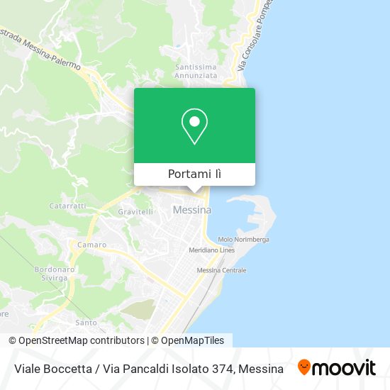 Mappa Viale Boccetta / Via Pancaldi Isolato 374