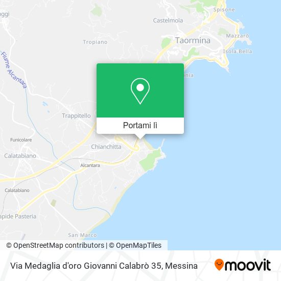 Mappa Via Medaglia d'oro Giovanni Calabrò 35