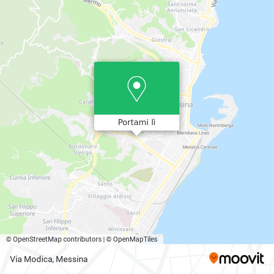 Mappa Via Modica