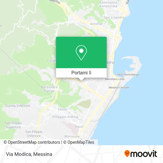 Mappa Via Modica
