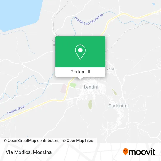 Mappa Via Modica