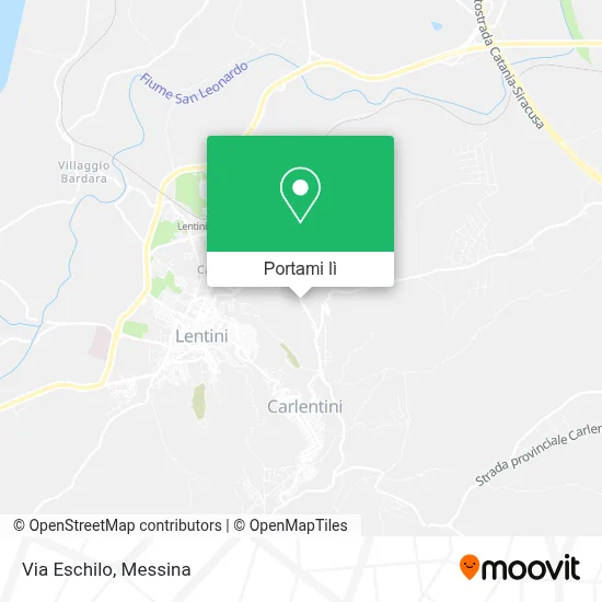 Mappa Via Eschilo