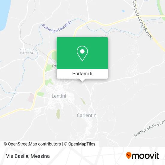 Mappa Via Basile