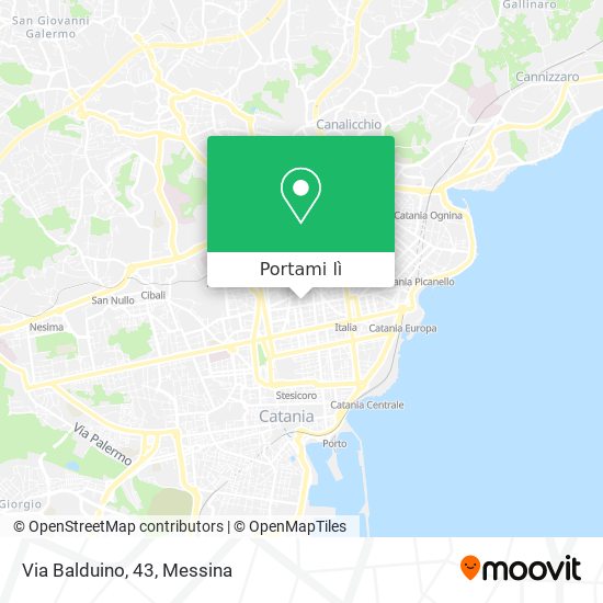 Mappa Via Balduino, 43