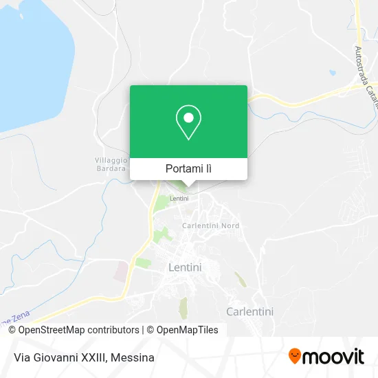 Mappa Via Giovanni XXIII