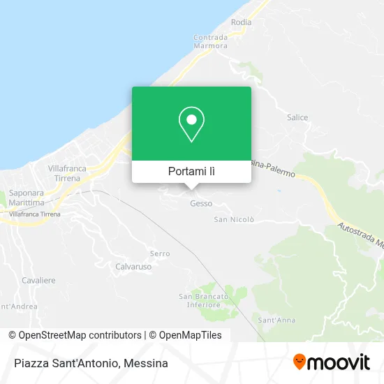 Mappa Piazza Sant'Antonio