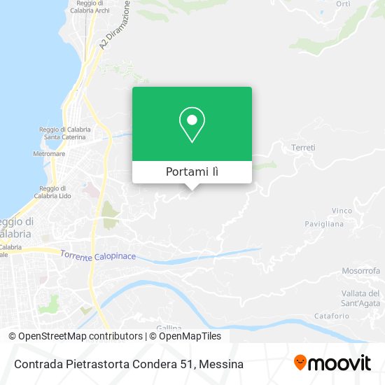 Mappa Contrada Pietrastorta Condera 51