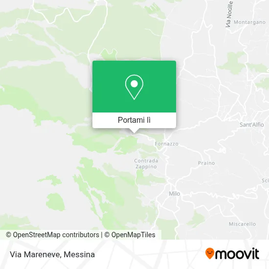 Mappa Via Mareneve