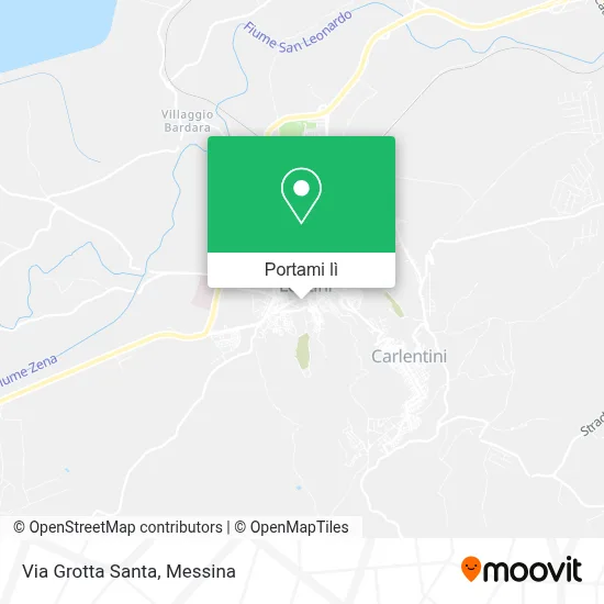 Mappa Via Grotta Santa