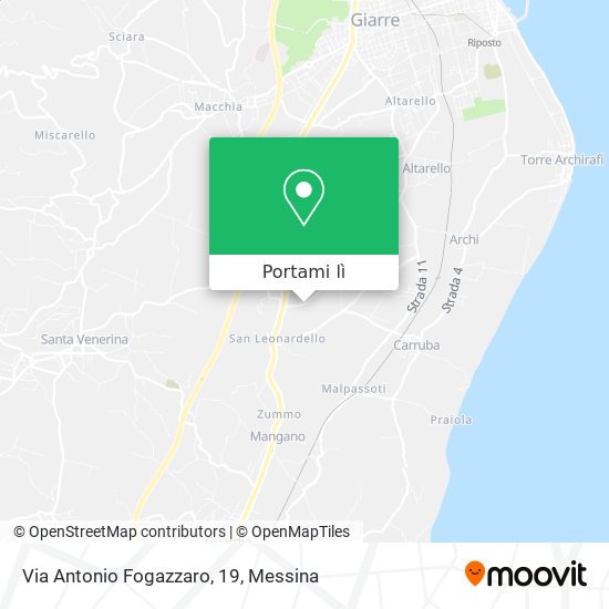 Mappa Via Antonio Fogazzaro, 19