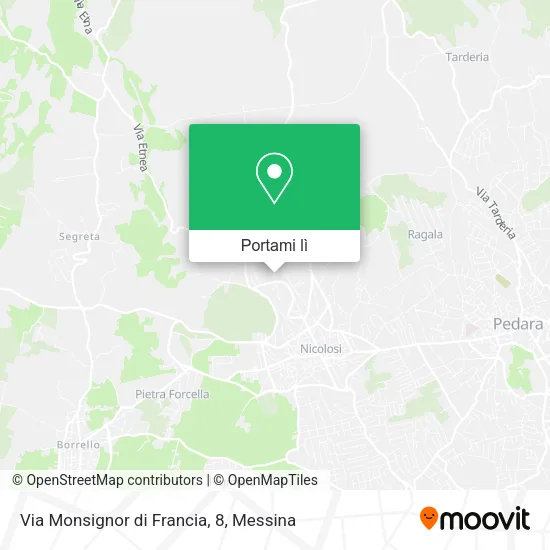 Mappa Via Monsignor di Francia, 8
