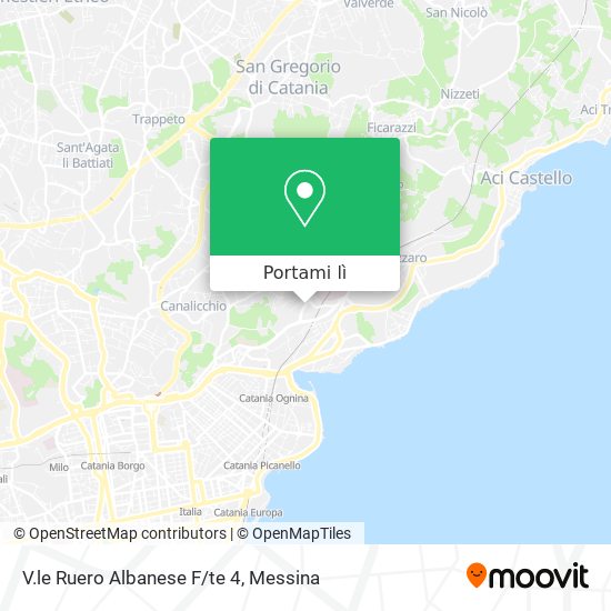 Mappa V.le Ruero Albanese F/te 4