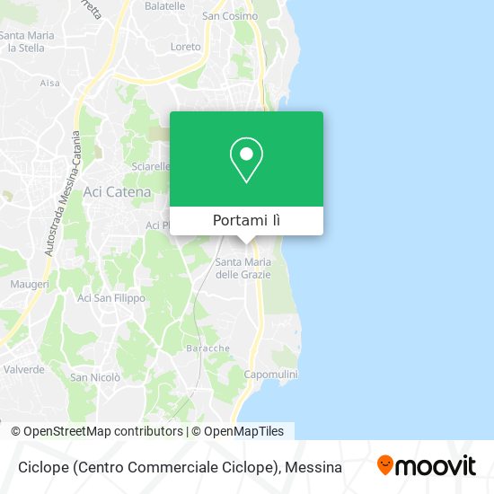 Mappa Ciclope (Centro Commerciale Ciclope)