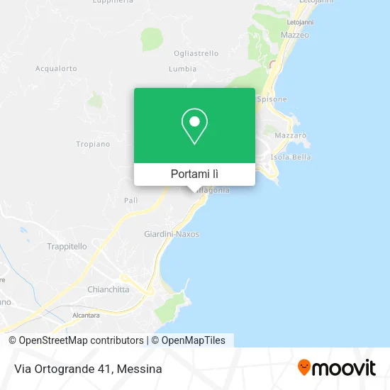 Mappa Via Ortogrande 41