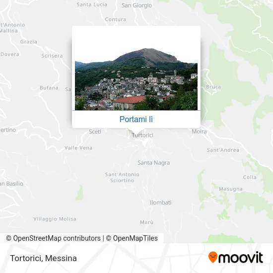 Mappa Tortorici