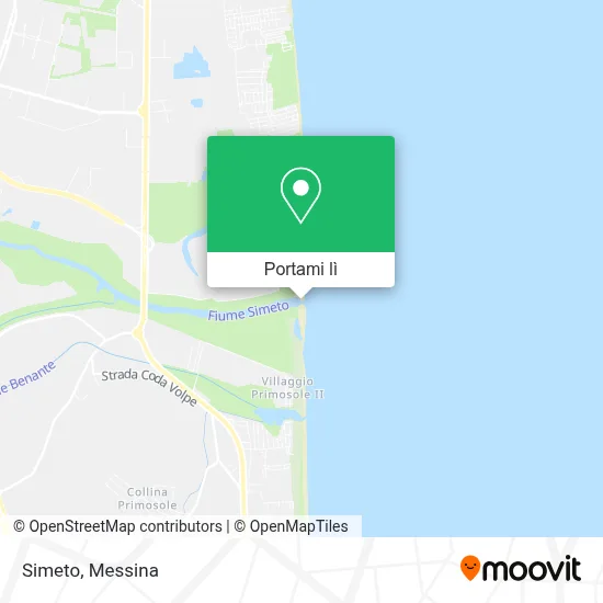 Mappa Simeto