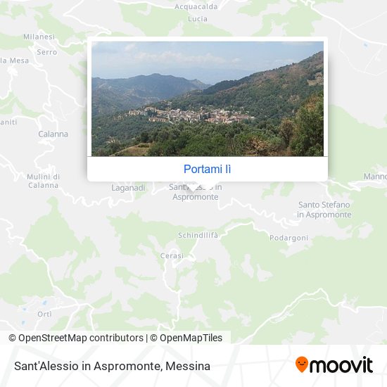 Mappa Sant'Alessio in Aspromonte