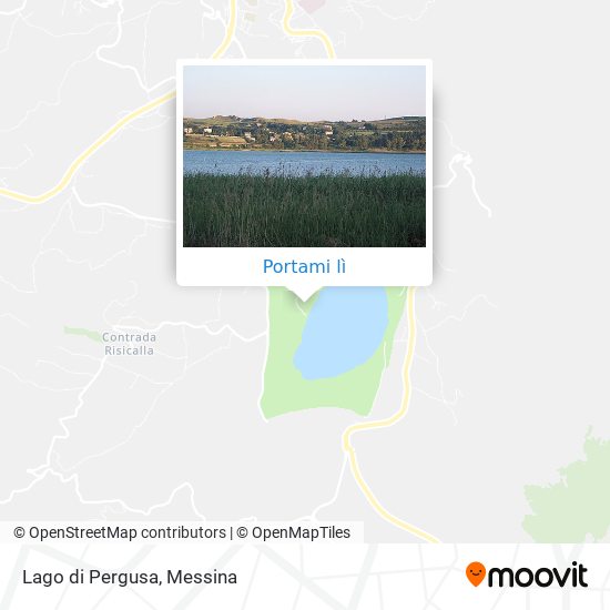 Mappa Lago di Pergusa