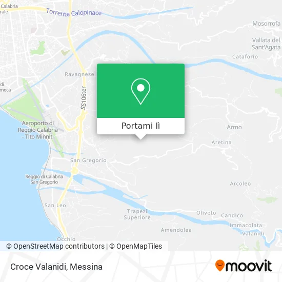 Mappa Croce Valanidi