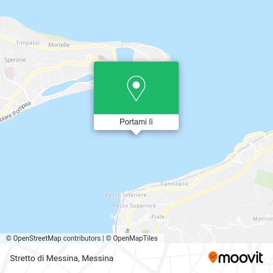 Mappa Stretto di Messina