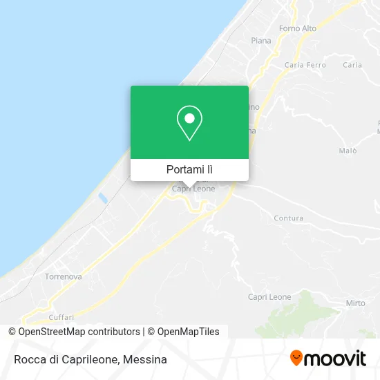 Mappa Rocca di Caprileone