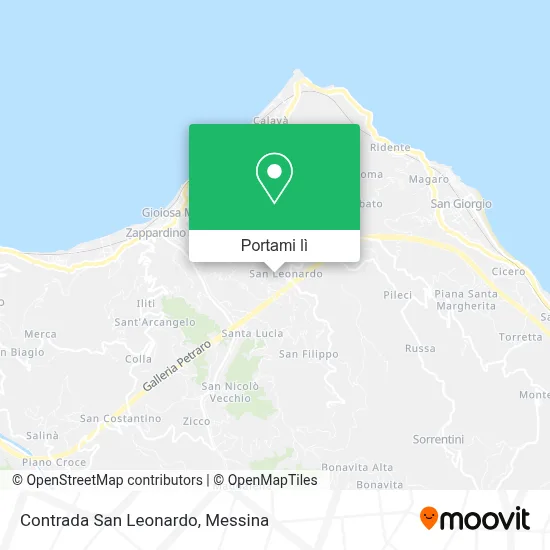 Mappa Contrada San Leonardo