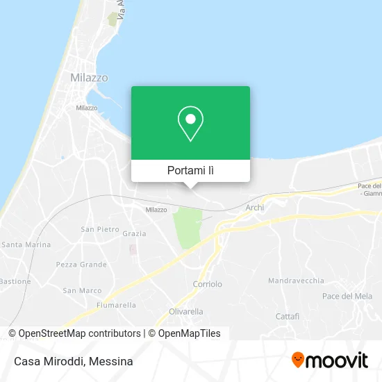 Mappa Casa Miroddi
