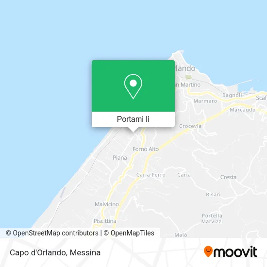 Mappa Capo d'Orlando