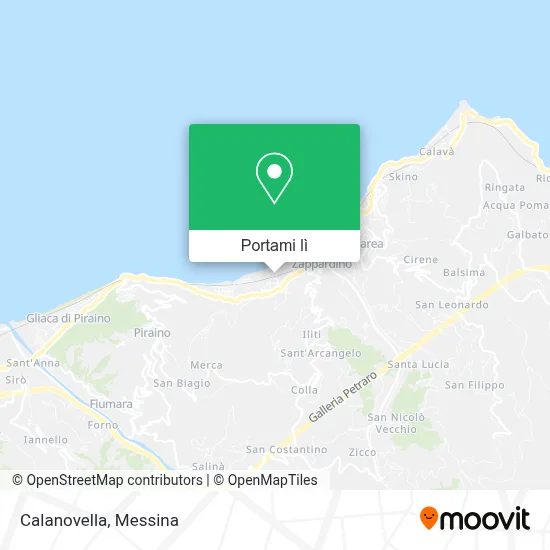 Mappa Calanovella