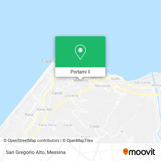 Mappa San Gregorio Alto