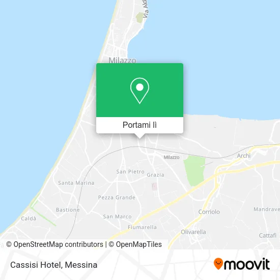 Mappa Cassisi Hotel