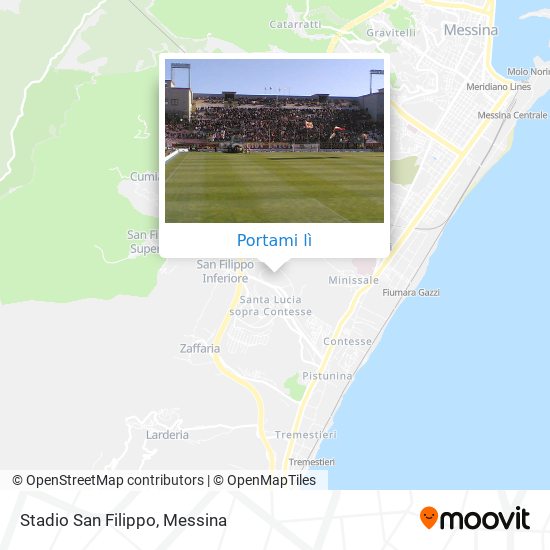 Mappa Stadio San Filippo