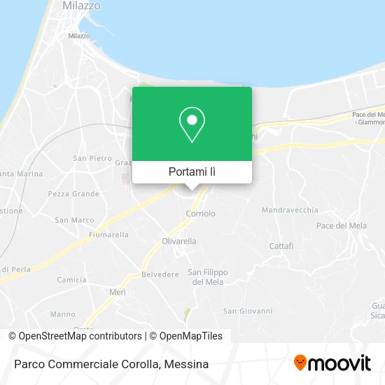 Mappa Parco Commerciale Corolla