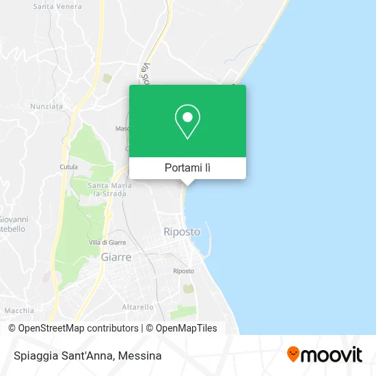 Mappa Spiaggia Sant'Anna