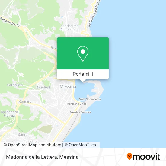 Mappa Madonna della Lettera