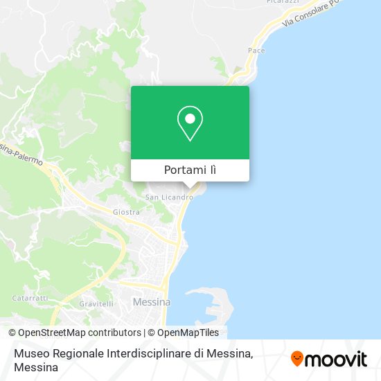 Mappa Museo Regionale Interdisciplinare di Messina