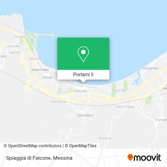Mappa Spiaggia di Falcone