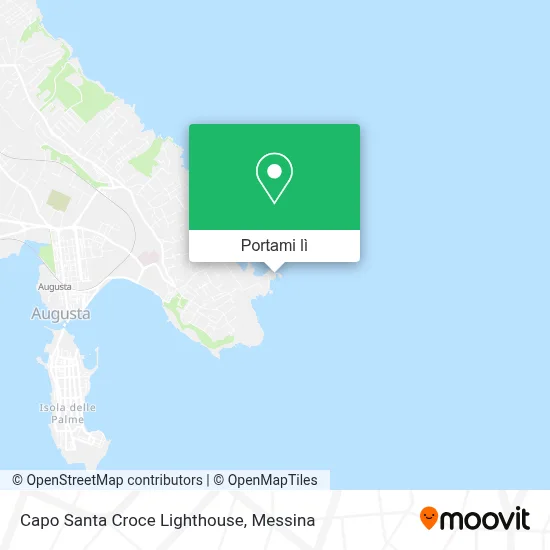 Mappa Capo Santa Croce Lighthouse
