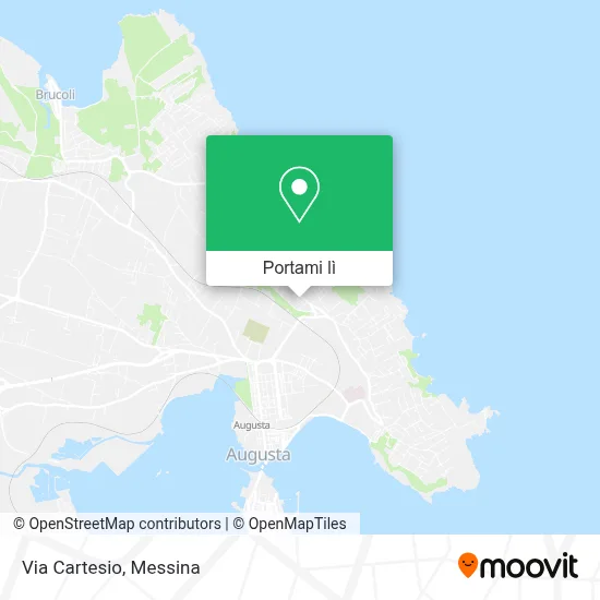 Mappa Via Cartesio