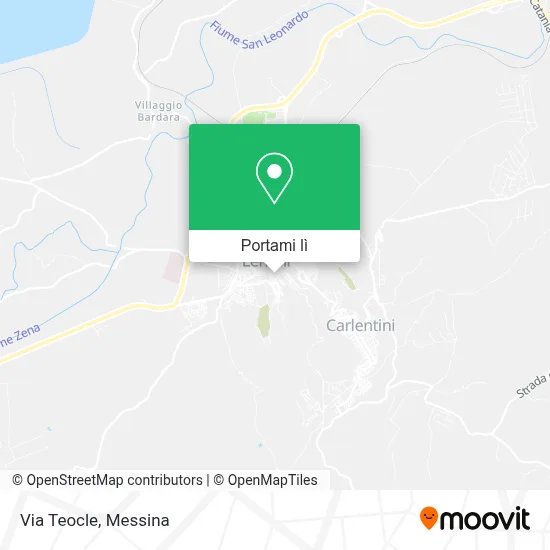 Mappa Via Teocle