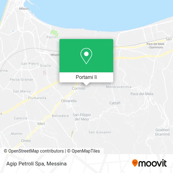 Mappa Agip Petroli Spa