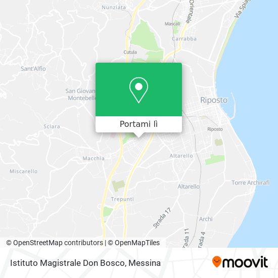 Mappa Istituto Magistrale Don Bosco