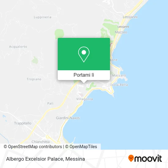 Mappa Albergo Excelsior Palace