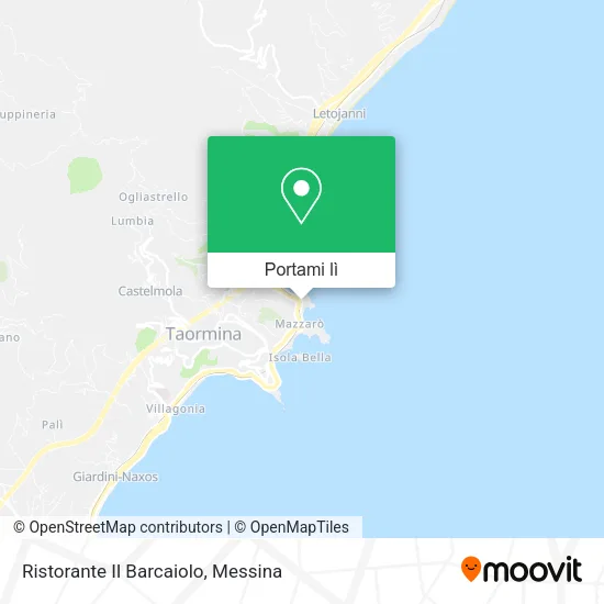 Mappa Ristorante Il Barcaiolo