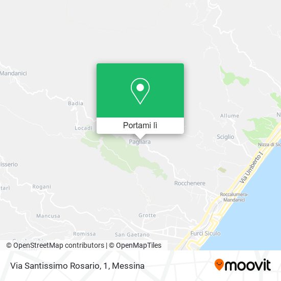 Mappa Via Santissimo Rosario, 1