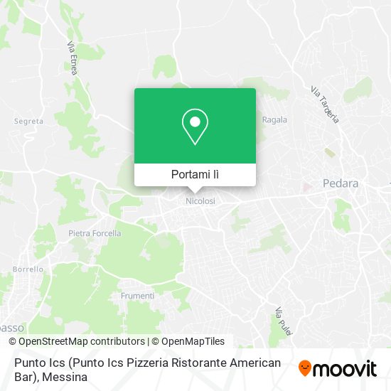 Mappa Punto Ics (Punto Ics Pizzeria Ristorante American Bar)